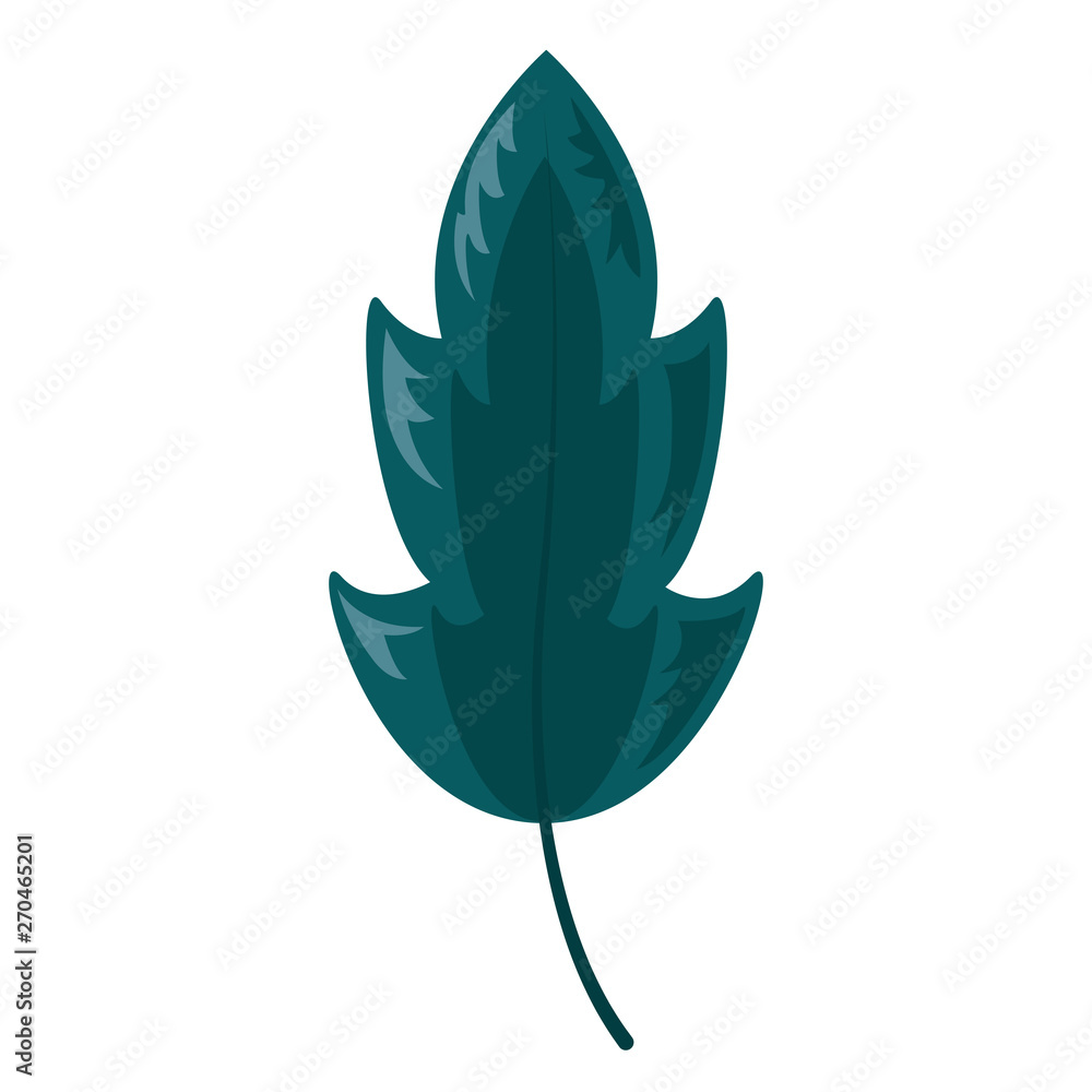 green leaf botanical foliage icon