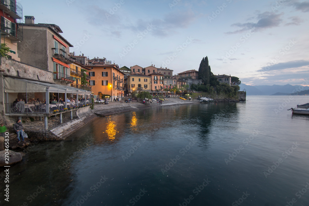 Obraz premium Como lake in Varenna Lombardy Italy