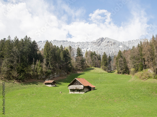 Landscape in Switzerland near Luzern