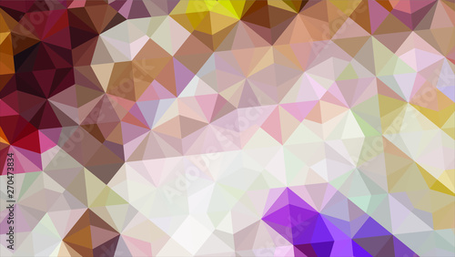 Geometric design. Colorful gradient mosaic background. Geometric triangle  mosaic  abstract background. Mosaic  color background. Mosaic texture. The effect of stained glass. EPS 10 Vector