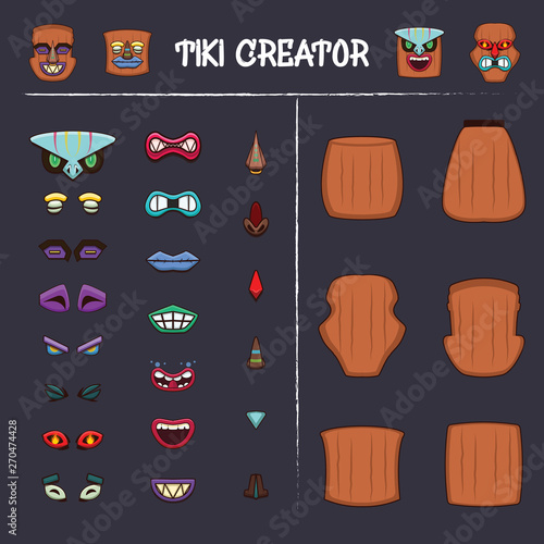 Tiki creator with multiple options