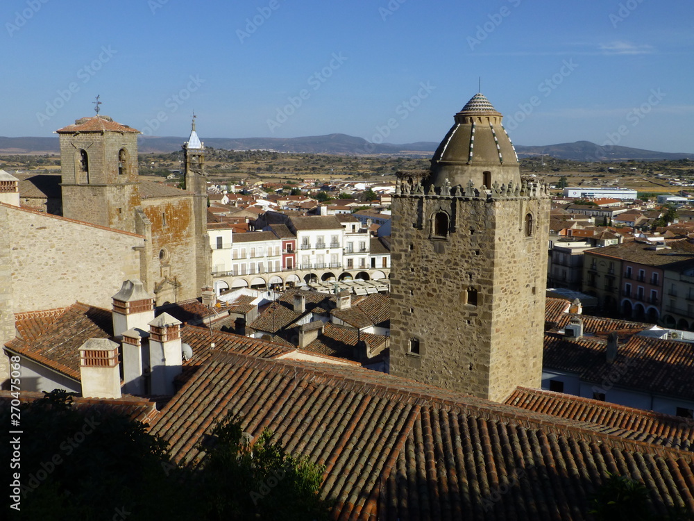 Trujillo,historical village of Caceres.Extremadura,Spain