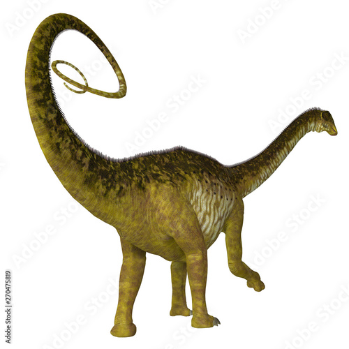Nigersaurus Dinosaur Tail - Nigersaurus was a herbivorous sauropod dinosaur that lived in Niger, Africa during the Cretaceous Period.  © Catmando