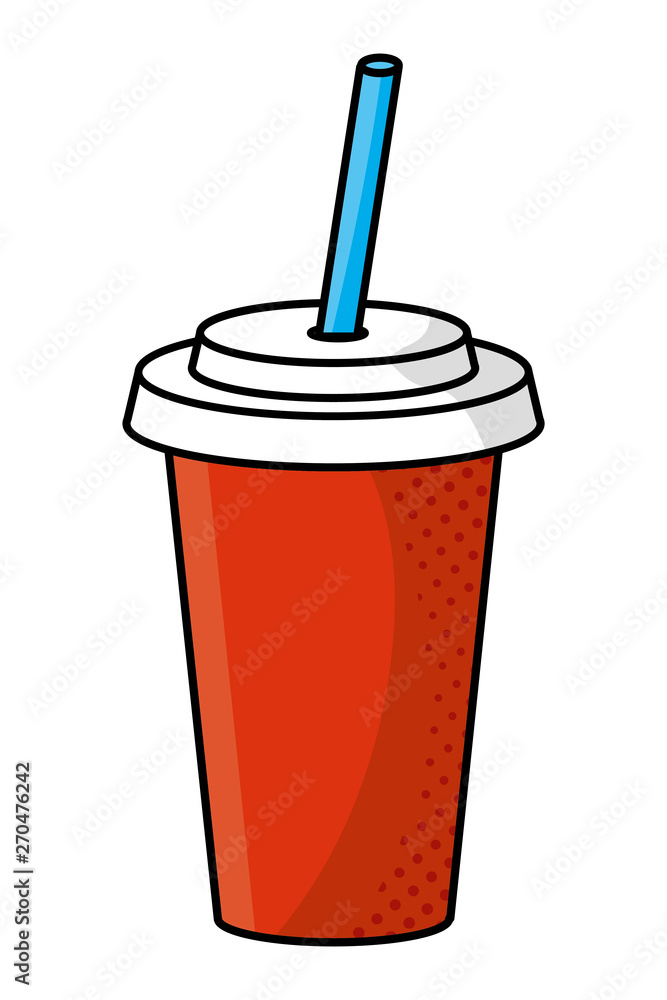 soda paper cup vector illustration soda paper cup vector illustration