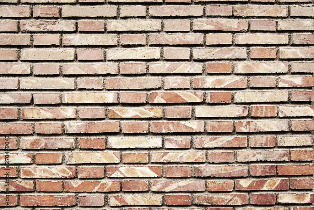 Old red brick painted wall background texture Old red brick painted wall background texture