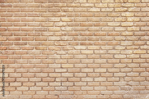 Old red brick wall background texture