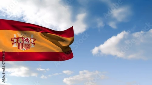 Spanish flag photo