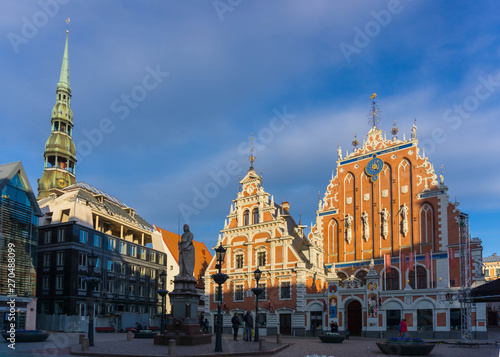 Riga town hall square, Latvia