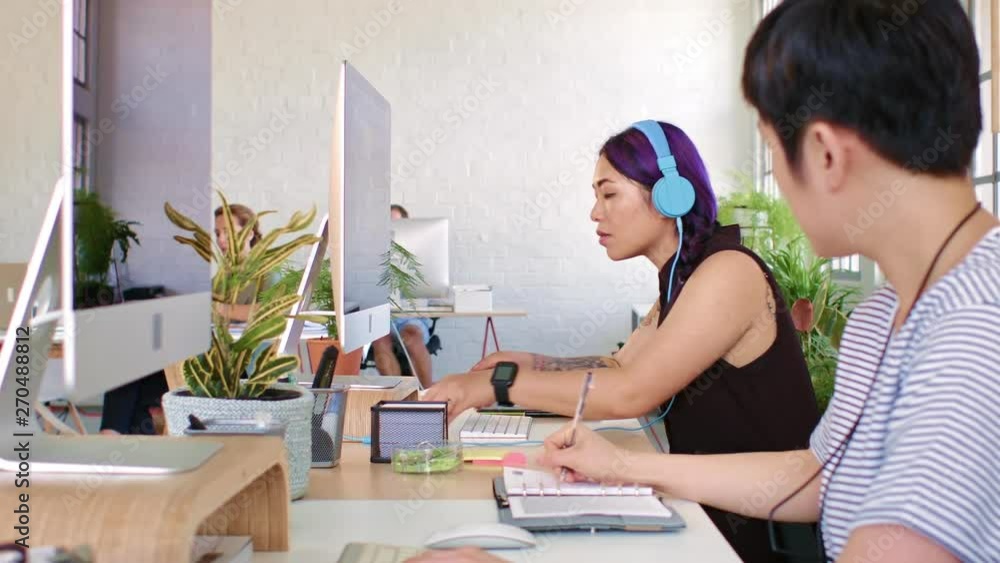 Hardworking people at the office Hardworking people at the office