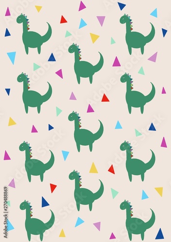 seamless pattern with birds