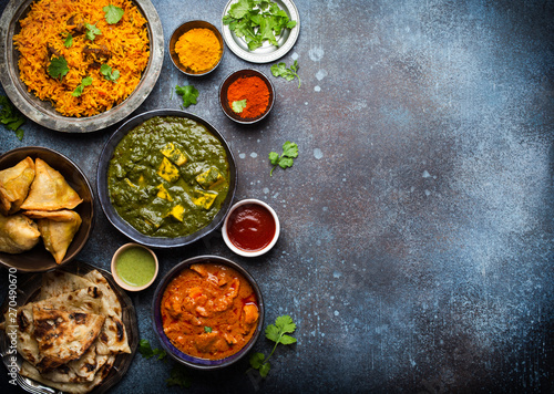 Authentic Indian dishes and snacks