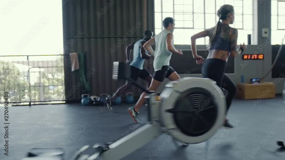tracking run in gym tracking run in gym