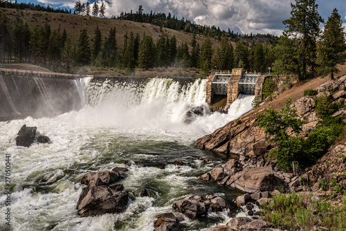 Little Falls Dam On The Spokane River.