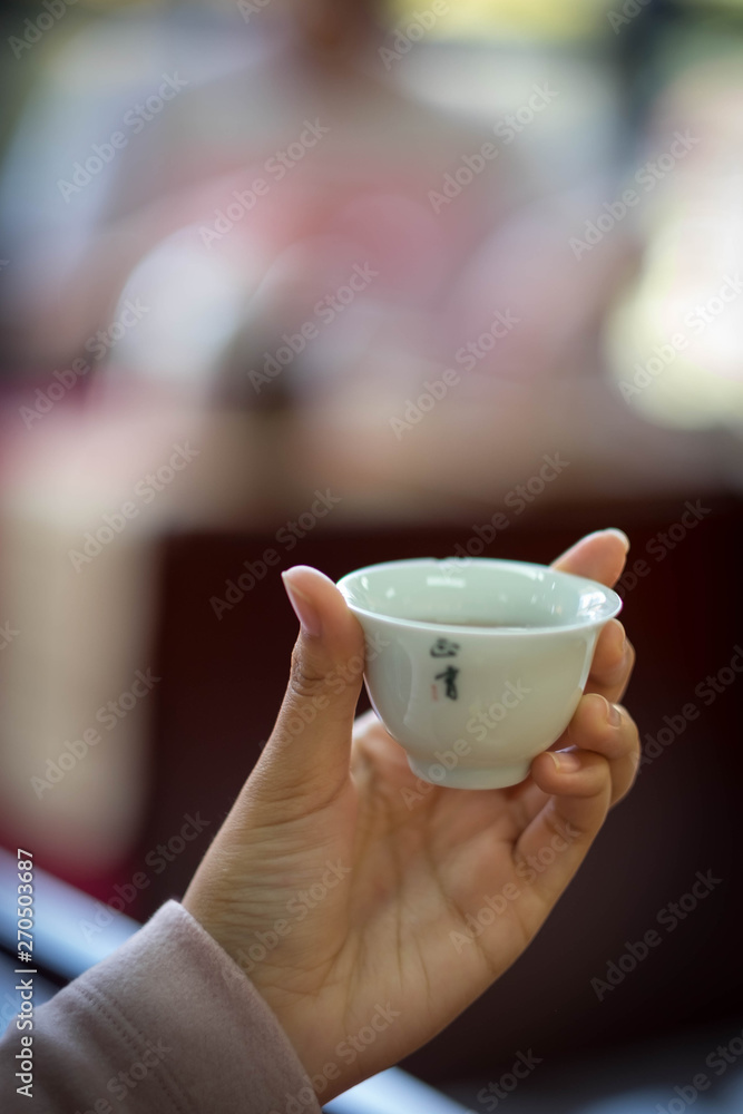 Chinese tea ceremony set the show for exchange student, It’s a ancient ceremony of China. Chinese tea ceremony set the show for exchange student, It’s a ancient ceremony of China.