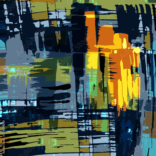 Abstract geometric colored background in the style of graffiti. Qualitative illustration for your design.