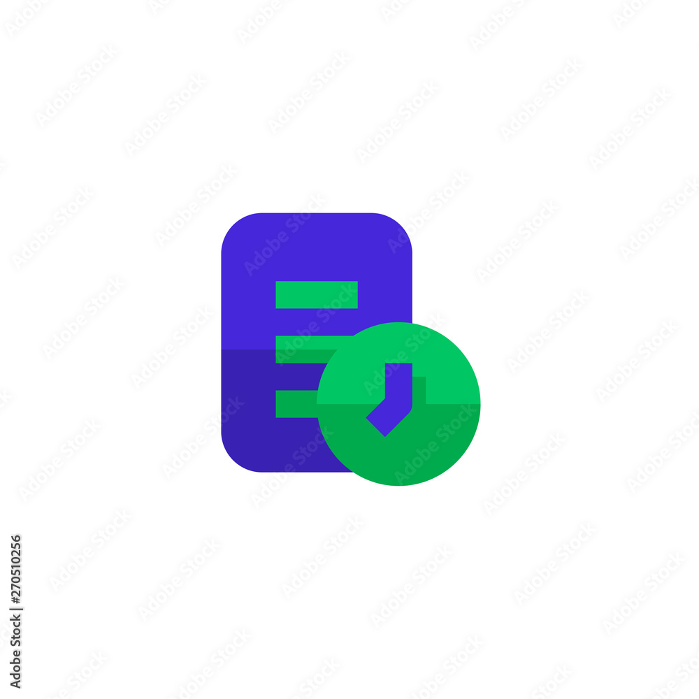 deadline job icon design. paper task with clock symbol. simple clean professional business management concept vector illustration design. deadline job icon design. paper task with clock symbol. simple clean professional business management concept vector illustration design.