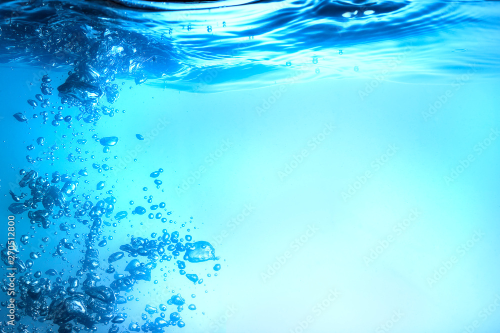 water background. air bubbles water splash. water background. air bubbles water splash.