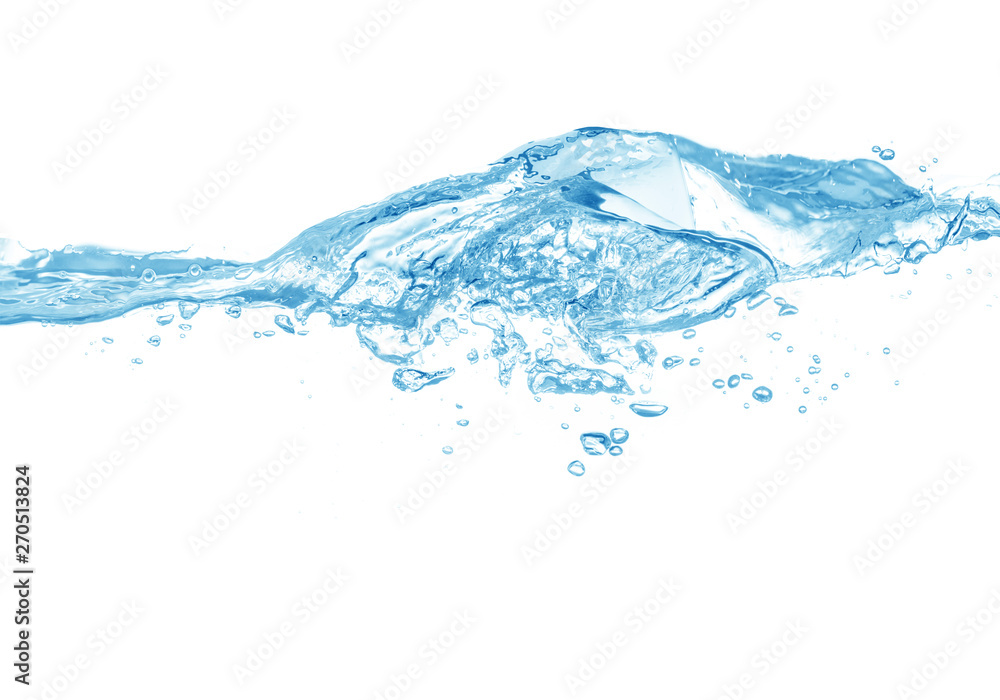 Water splash,water splash isolated on white background,blue water splash, Water splash,water splash isolated on white background,blue water splash,