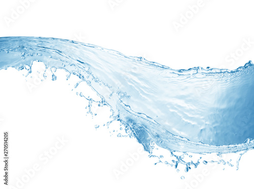 Water splash water splash isolated on white background blue water splash 