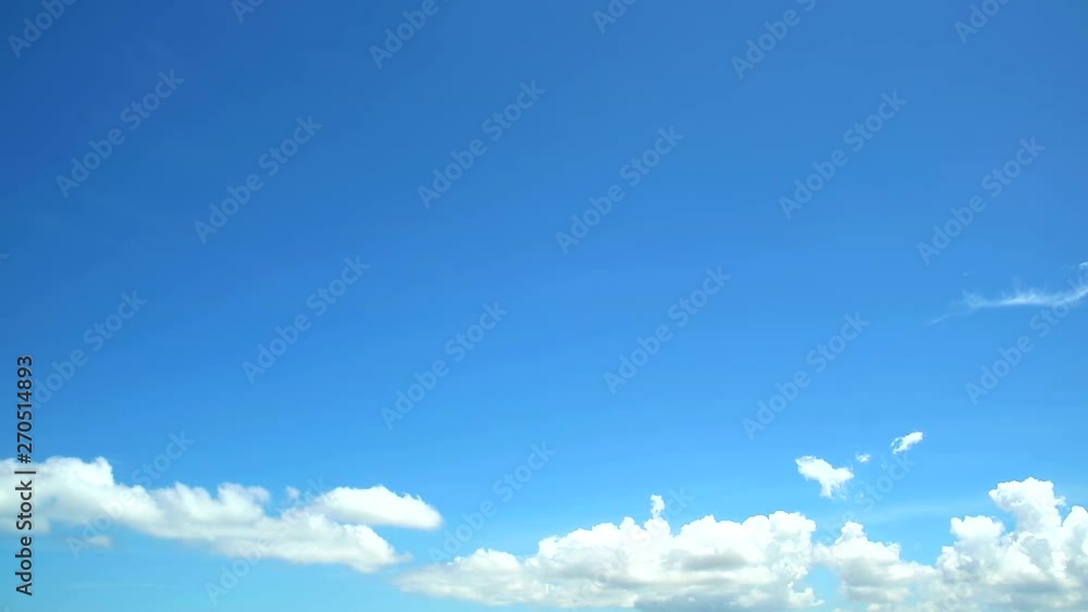 clear blue sky background and white cloud moving clear blue sky background and white cloud moving