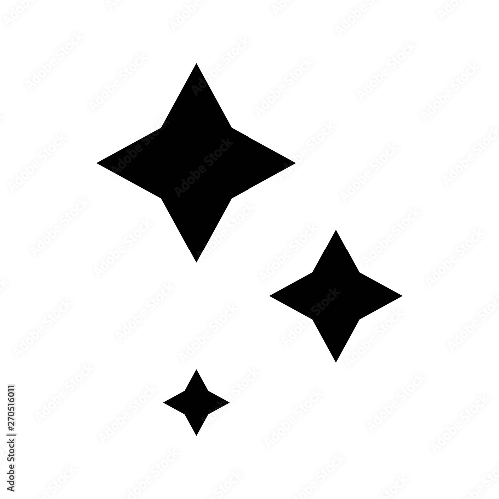 Fototapeta premium Shining vector, Magic related solid style editable stroke icon