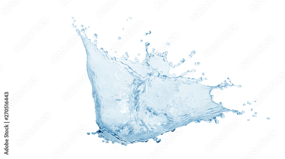 Water splash,water splash isolated on white background,blue water splash, Water splash,water splash isolated on white background,blue water splash,