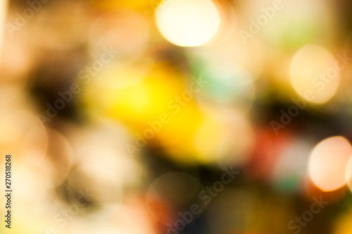 Blurred background for exhibition display and event with light