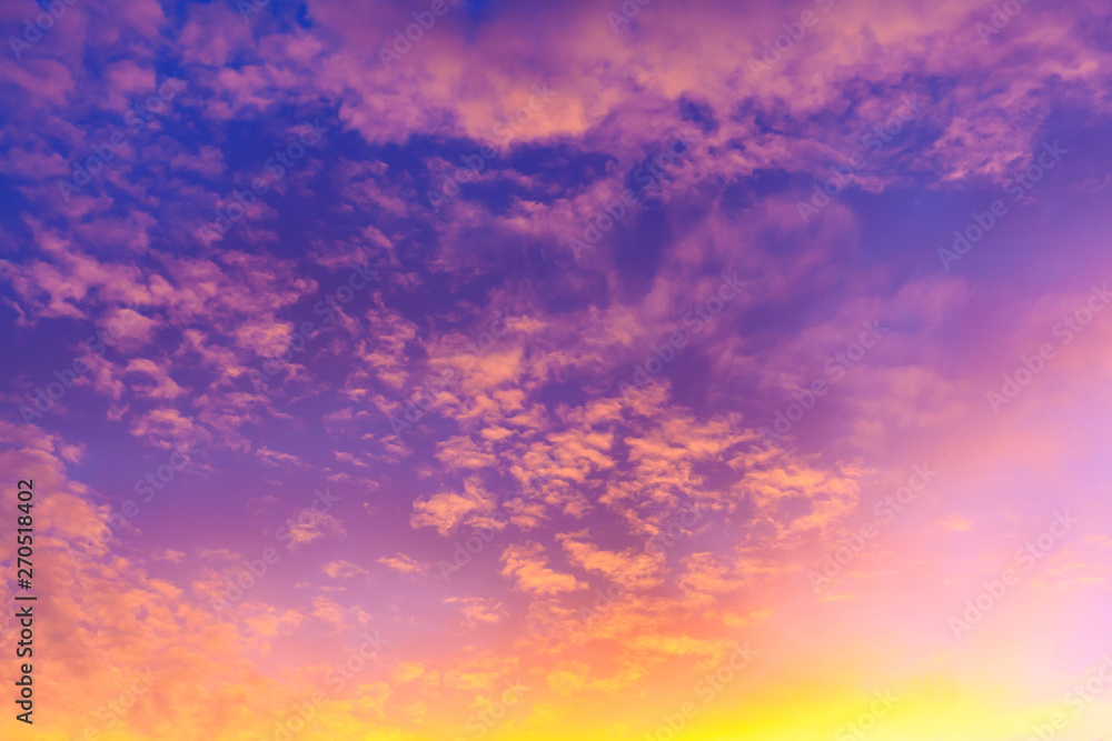 colorful dramatic sky with cloud at sunset colorful dramatic sky with cloud at sunset
