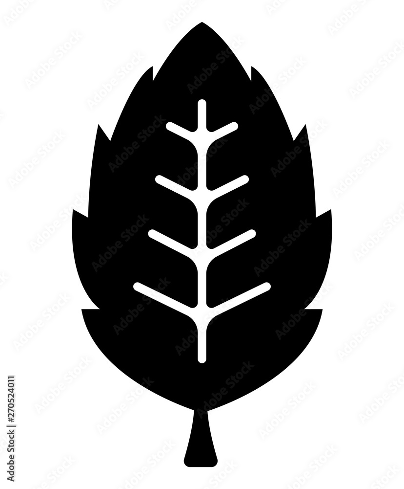 Leaf (nature/ecology) flat vector icon Leaf (nature/ecology) flat vector icon