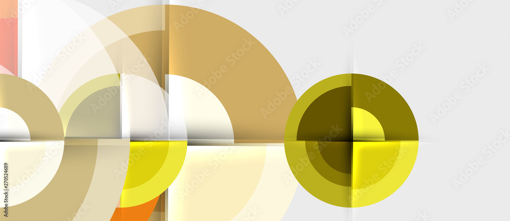 Circular geometrical design template Circular geometrical design template