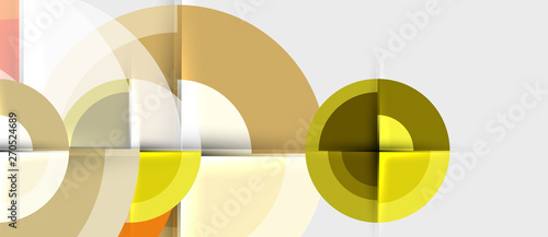 Circular geometrical design template