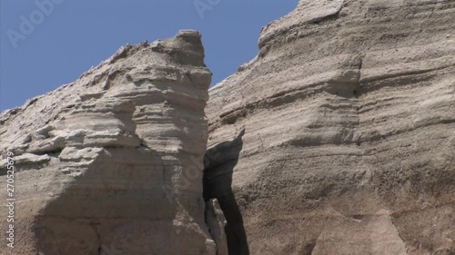 Cliffs in Jordan River, Israel photo