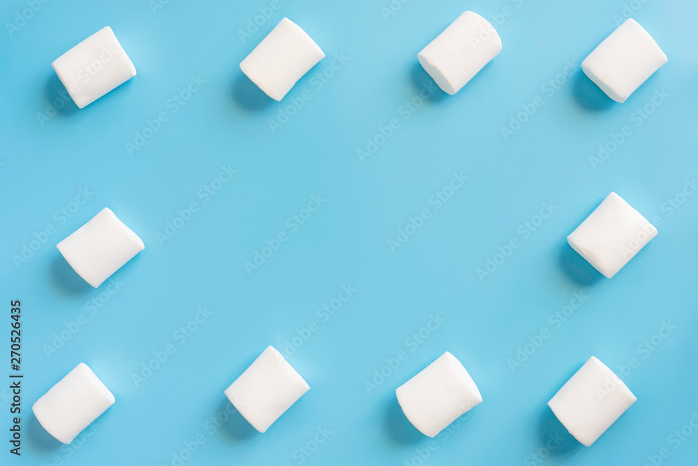 Marshmallows with a beatiful background Marshmallows with a beatiful background