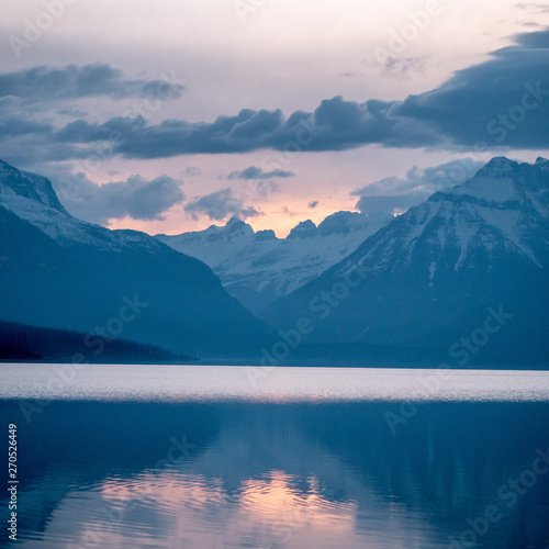 Sunrise at McDonald Lake in Glacier National Park