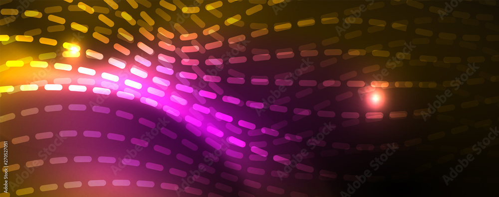 Shiny neon lines techno magic futuristic background, magic energy space light concept, abstract background wallpaper design Shiny neon lines techno magic futuristic background, magic energy space light concept, abstract background wallpaper design
