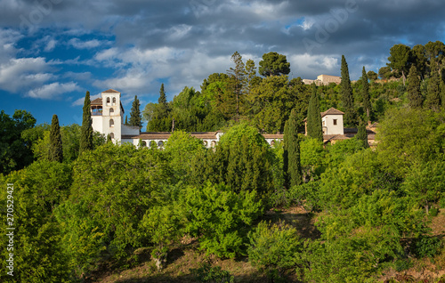Generalife building, part of the Alhambra complex in Granada