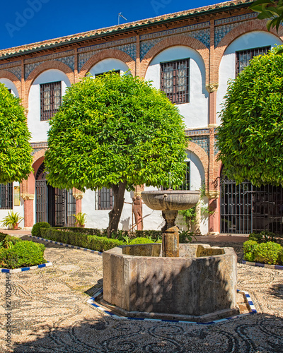 Nice patio with flowers and...