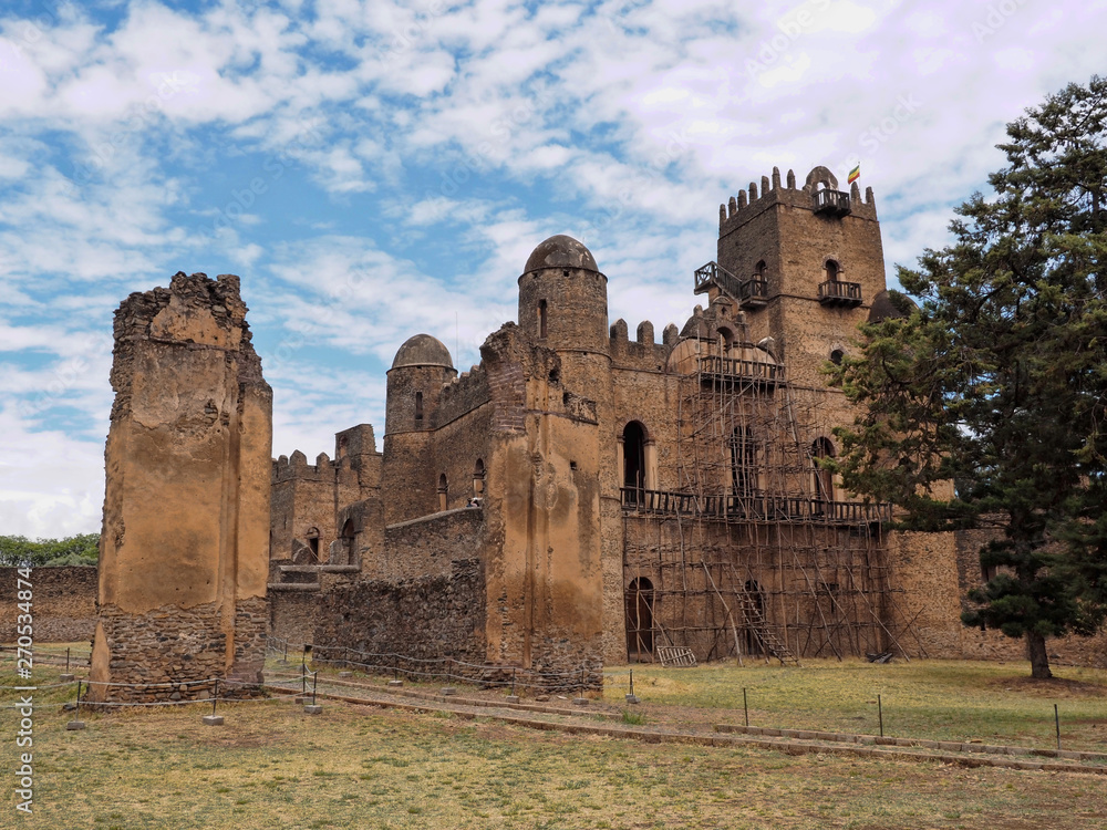 The Imperial Palace Complex Fasil Ghebbi, called 