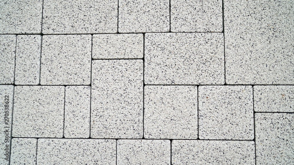 Naklejka premium Natural stone wall texture. Rustic colorful surface floor pavement background. Texture tile