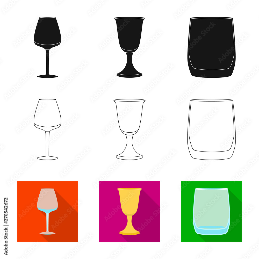 Isolated object of form and celebration sign. Collection of form and volume stock vector illustration. Isolated object of form and celebration sign. Collection of form and volume stock vector illustration.