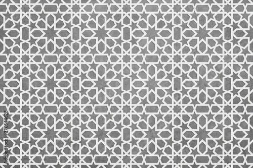 Canvas Print oriental pattern bnackgorund, geometric morocco design