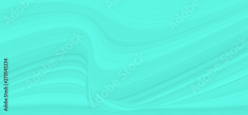 A wave pattern of white and blue. The background is turquoise with streaks and curved lines. © Nadzeya Pakhomava