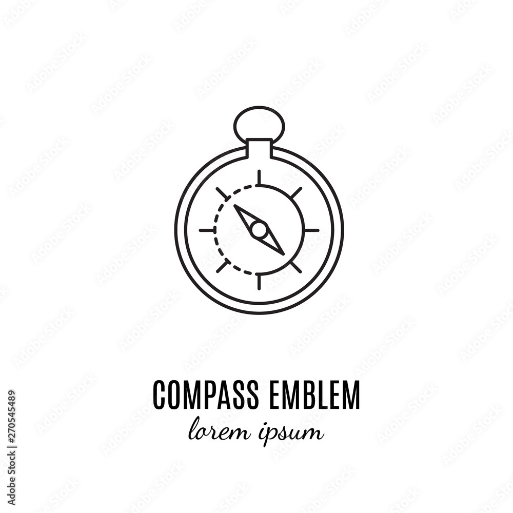 Vector Outdoor sport concept outline icon camping sign Vector Outdoor sport concept outline icon camping sign