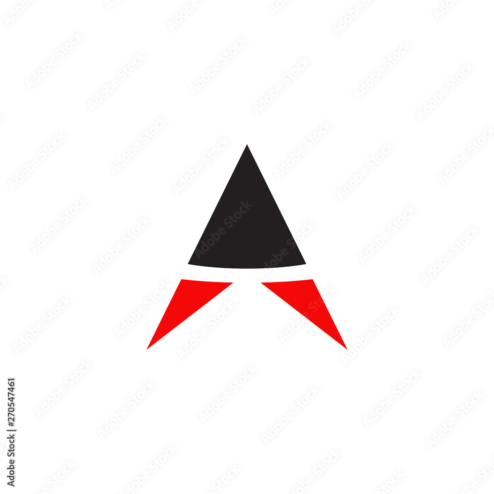 Obraz premium Initial A letter logo design vector template