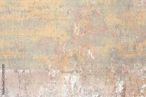 Old chipped and scratched wall texture background