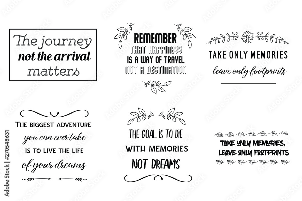 Calligraphy saying for print about Travel and adventures. Vector Quote for typography and Social media post. Modern Inspiration Design Calligraphy saying for print about Travel and adventures. Vector Quote for typography and Social media post. Modern Inspiration Design