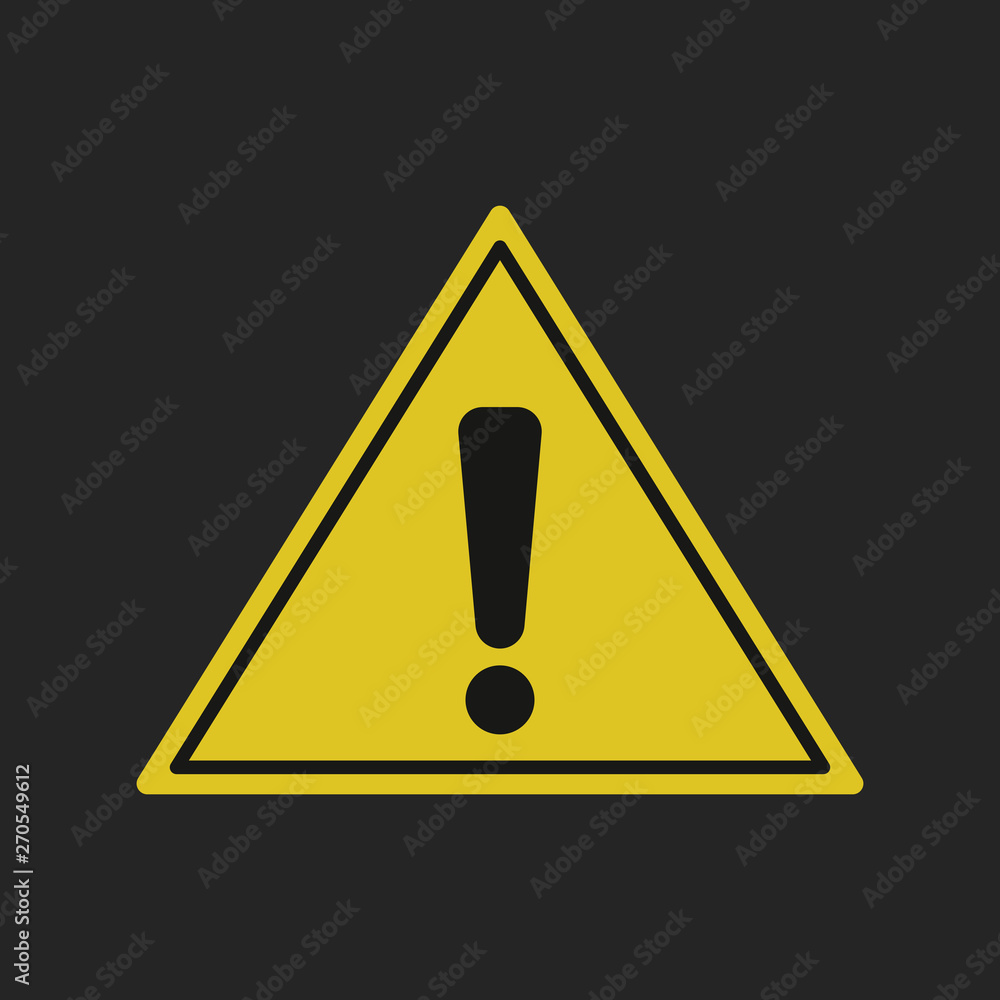 Caution sign, exclamation icon logo. New trendy graphic caution sign for web, logo, app, ui element. Caution sign, exclamation icon logo. New trendy graphic caution sign for web, logo, app, ui element.