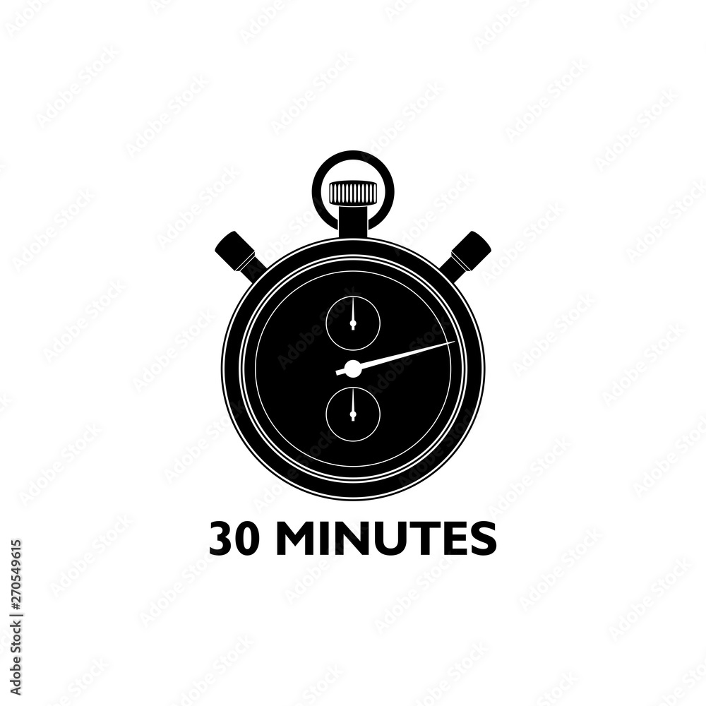 Thirty Minutes Stop Watch, 30 minutes icon Thirty Minutes Stop Watch, 30 minutes icon