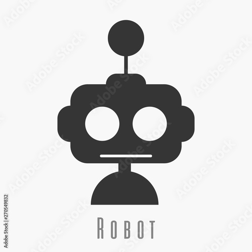 Robot icon. Robot cute icon. New trendy robot graphic symbol for app, logo, icon, web, UI.