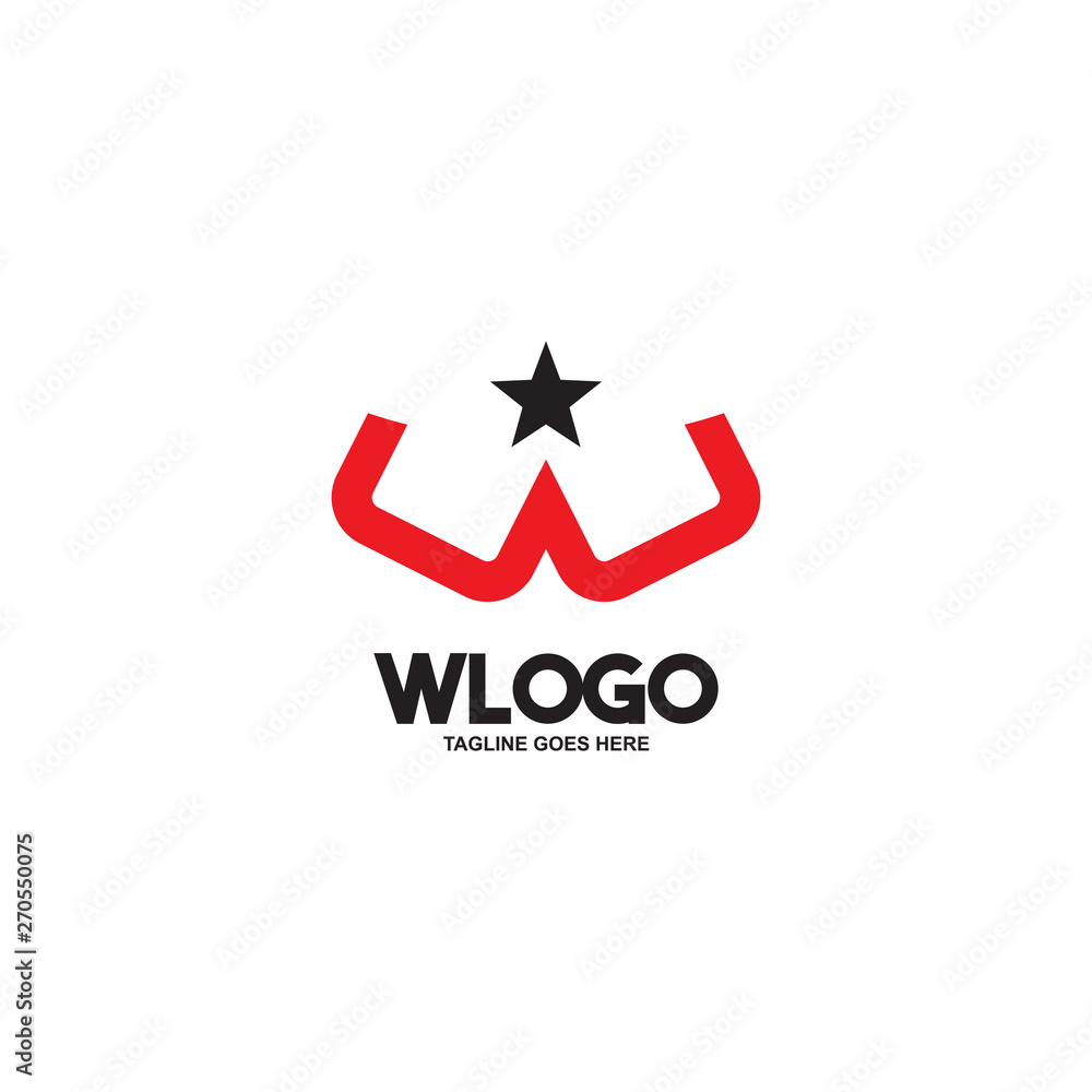 W letter logo design vector template W letter logo design vector template